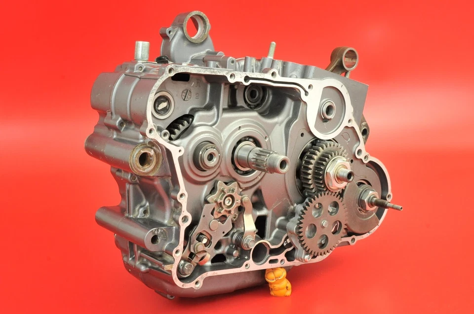 2008 - 2013 Kawasaki KLR650 KLR 650 Complete Bottom End Crankcase Crank Case - Image 3 of 4