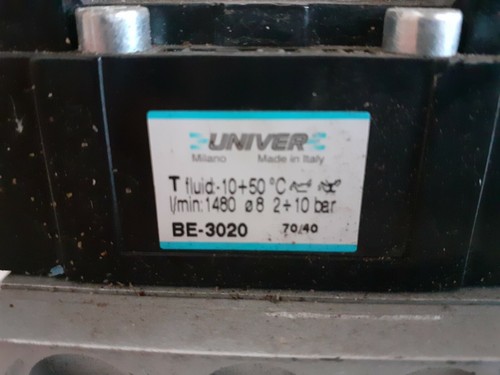 ELETTRO VALVOLA UNIVER BE -3020 VALVOLA UNIVER BE 3020 BF-1072 - Foto 2 di 10