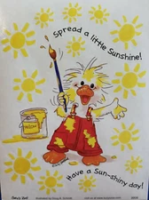 SUZY'S ZOO "SUN-SHINY DAY!" STICKER SHEET 