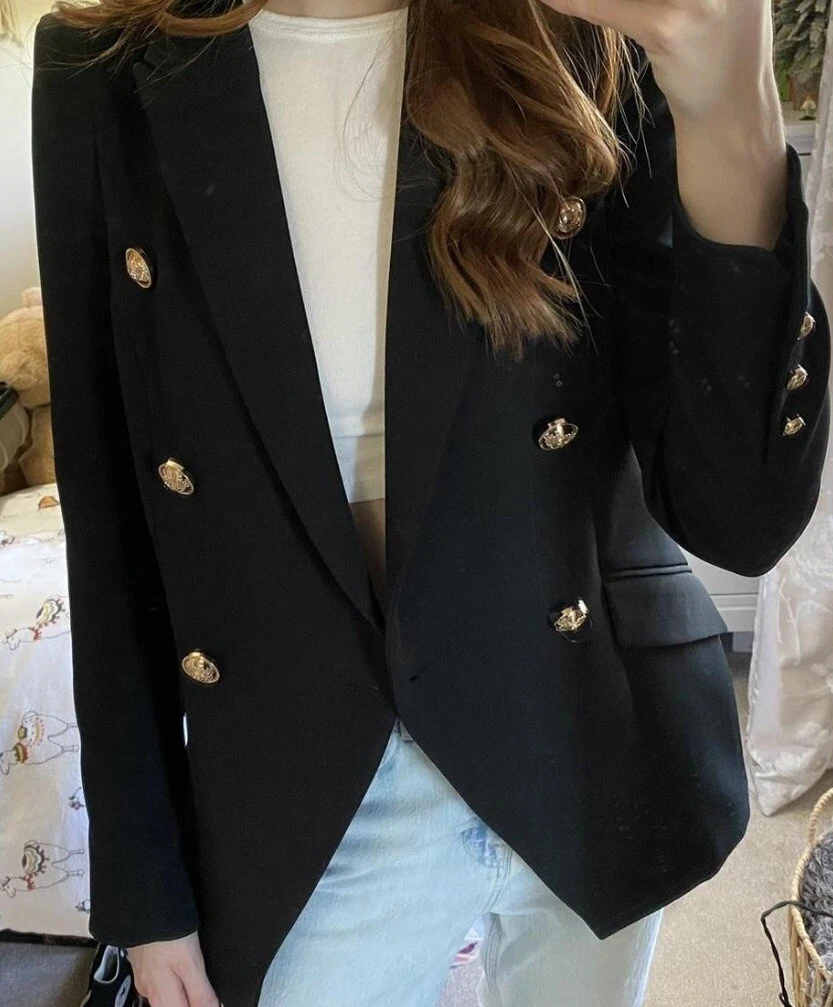 River island black blazer 2025