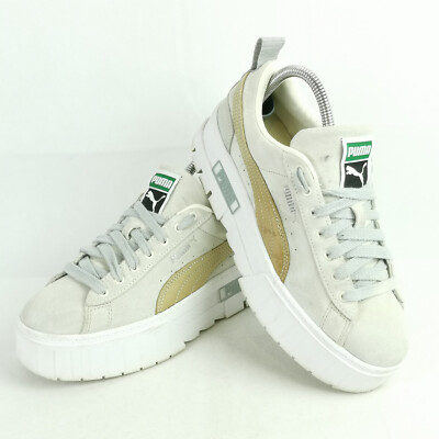 Puma Mayze Stack Warm White Plateau Sneaker Damen Größe 5,5 UK 38,5 EUR
