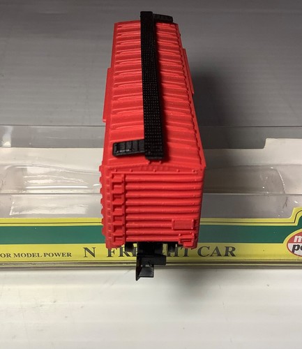 N Scale Model Power 3438 ATSF Santa Fe Railroad Single Door Box Car #16471 - Picture 5 of 7
