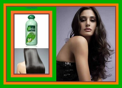Dabur 300ml /10.14oz Vatika Coconut Hair Oil w/ Amla Henna Lemon-Hair Care
