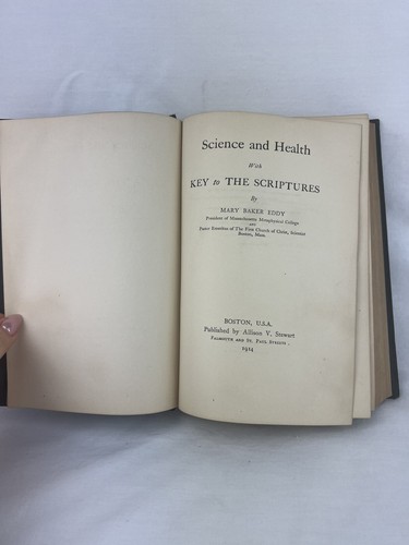 Wissenschaft und Gesundheit mit Schlüssel zur Heiligen Schrift von Mary Baker Eddy 1914 - Bild 2 von 5