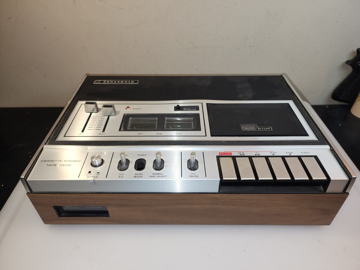 PANASONIC RS-262US Vintage Cassette Tape Deck/ Player/Recorder For