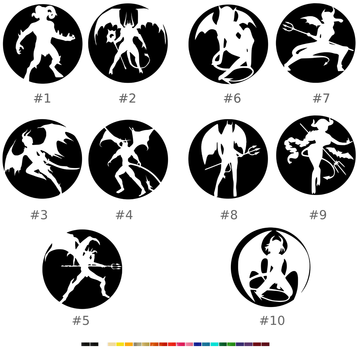 Devil Vinyl Decal Sticker Car Window Bumper Horror Demon Halloween
