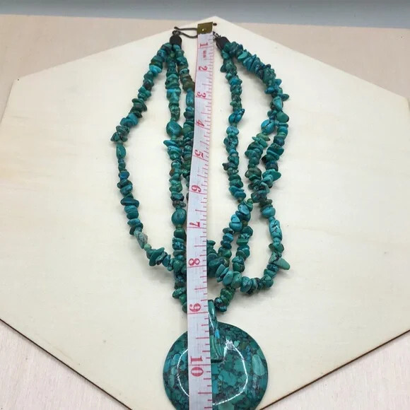 DTR Jay King turquoise multi layer statement styl… - image 6