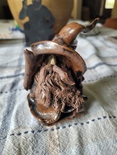 Clarecraft pottery Wizard 4 1/4" original sticker