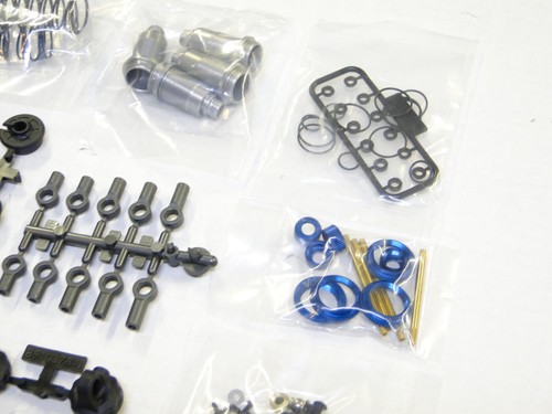 NEW ASSOCIATED B7 B7D Shocks Set GRAY & WHITE B6.4 B6.3 B6.2 B6.1 AE22D - Picture 4 of 5