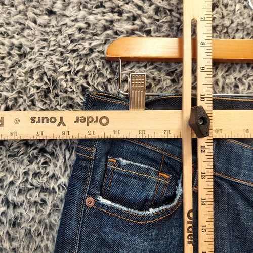Jeans Citizens Of Humanity donna 29 blu scuro Kelly vita bassa cropped USA denim - Foto 4 di 10