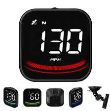 Head-Up Display, VisionX Car Smart GPS Speedometer, MPH, with suction cup