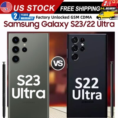  NEW Samsung Galaxy S22 Ultra/S23 Ultra /S21 Ultra 5G  Unlocked 512G-128GB LOT
