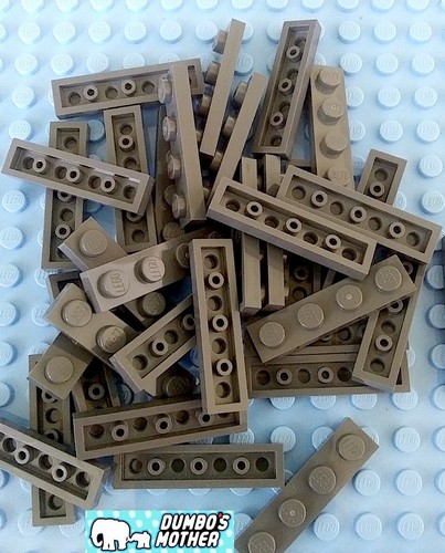 Lego 1x4 Plate Plates Building Parts U-pic Colors 3710 NEW X20 white black red - Picture 10 of 29