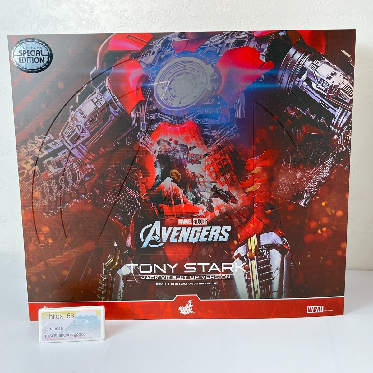 ホットトイズ 1/6 アイアンマン マーク7 スーツアップ版 MMS718 Hot Toys Mms718 1/6 Avengers Tony Stark (Mark 7 Suit Up Version