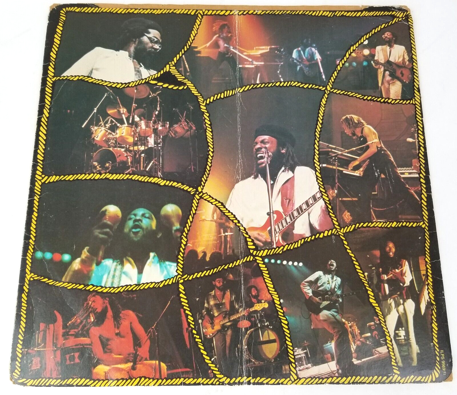 Bob Marley And The Wailers Live Vintage Vinyl Original Record COVER ONLY