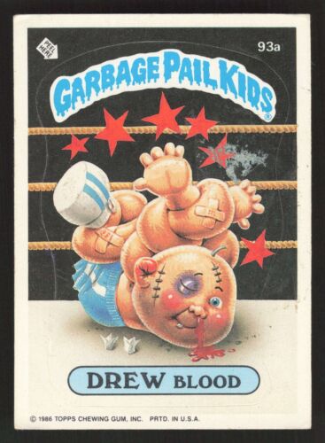 Drew Blood 1986 Topps Garbage Pail Kids Series 3 #93a VG-EX GS {0706 - Picture 1 of 2
