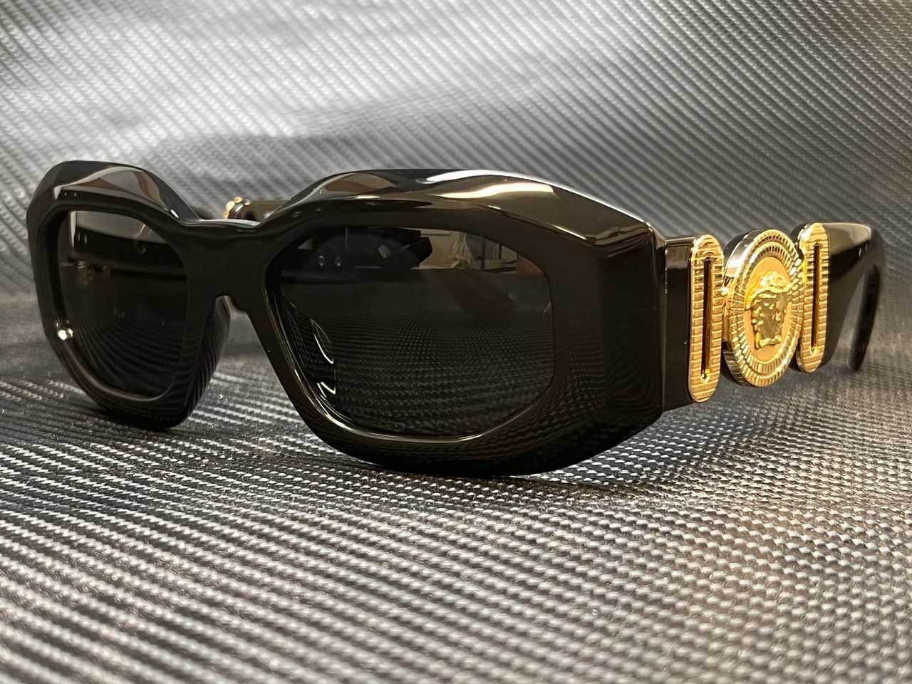 VERSACE VE4425U GB1 87 Black Rectangle 54 mm Men's Sunglasses eBay