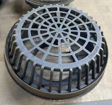 Zurn Z101-10NH - Cast Iron Roof Drain w/OF Ring & Dome, 10" NH Out, No Screws