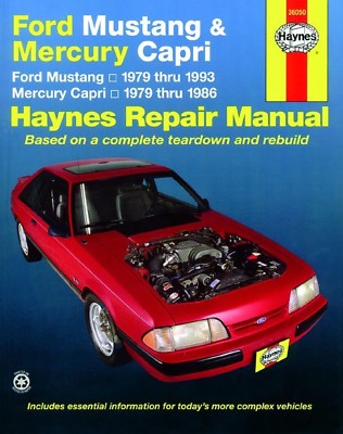 Reparaturhandbuch Ford Mustang 1979 - 84, 85, 86, 87, 88, 89, 90, 91, 92, 93 