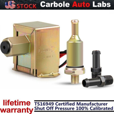#ad 2.5 4 PSI Shut Off Pressure 12V LoW pressure Fuel Pump For Universal E8012S $17.95