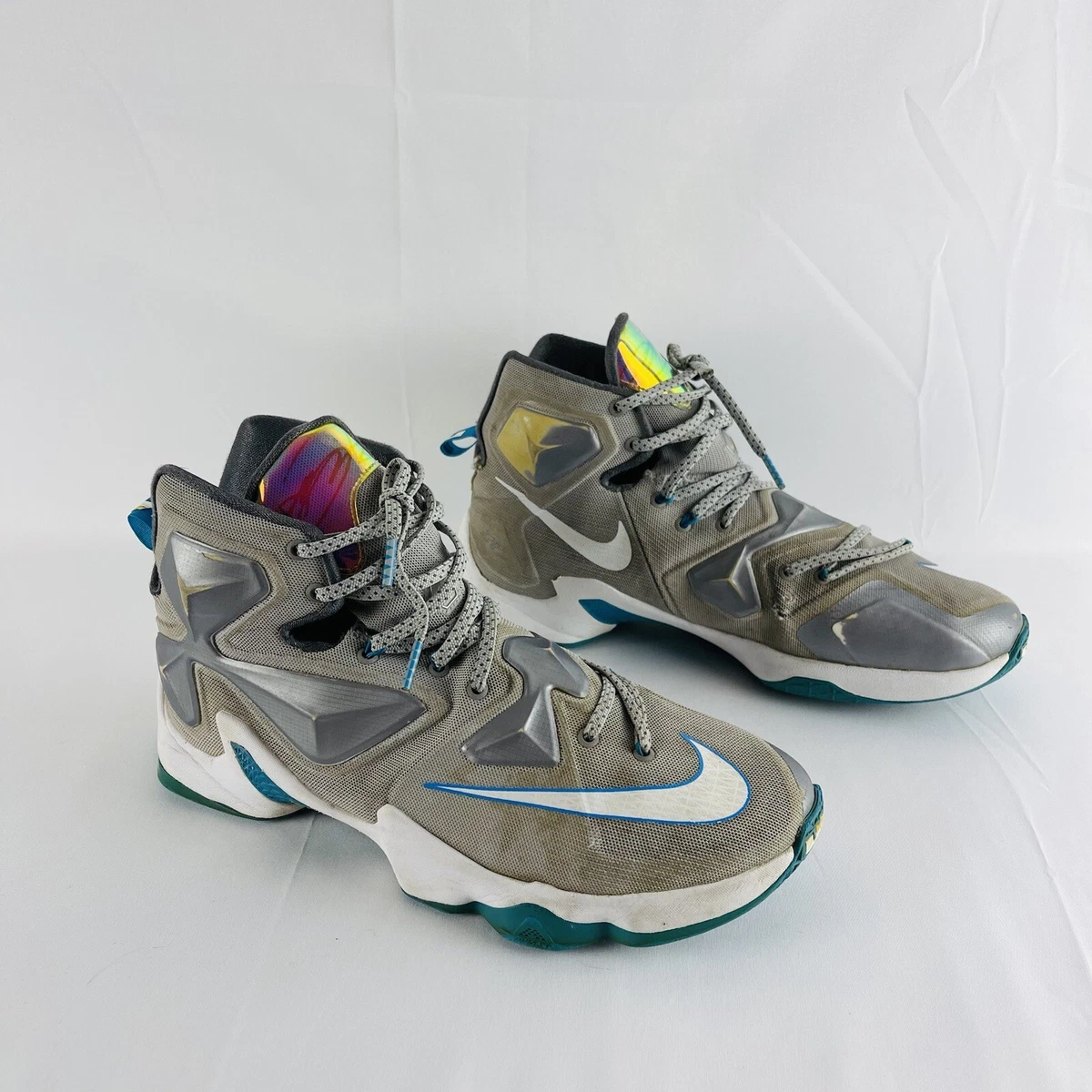 Grey and hotsell blue lebrons