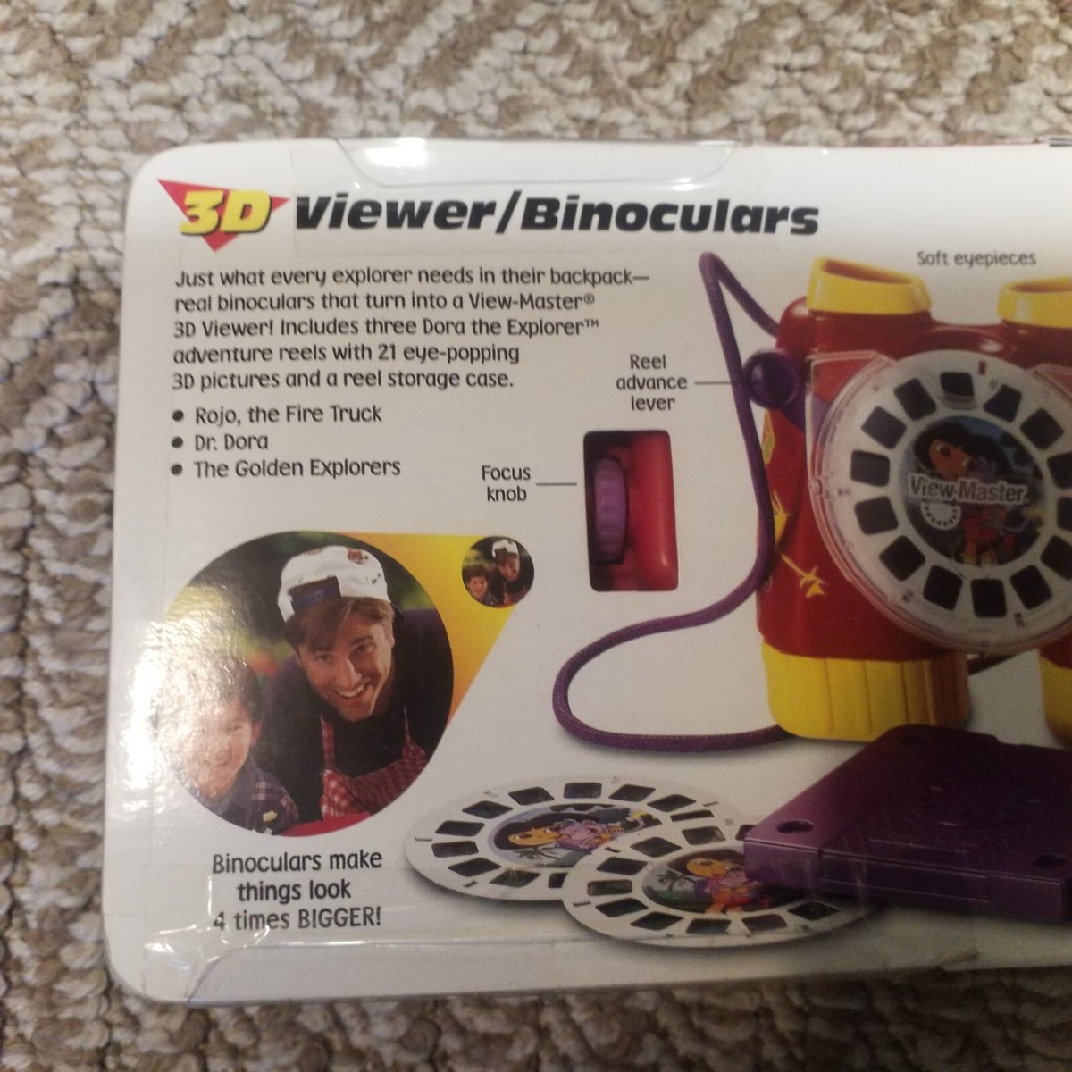 2003 Dora The Explorer 3D View master Binoculars Brand New In
