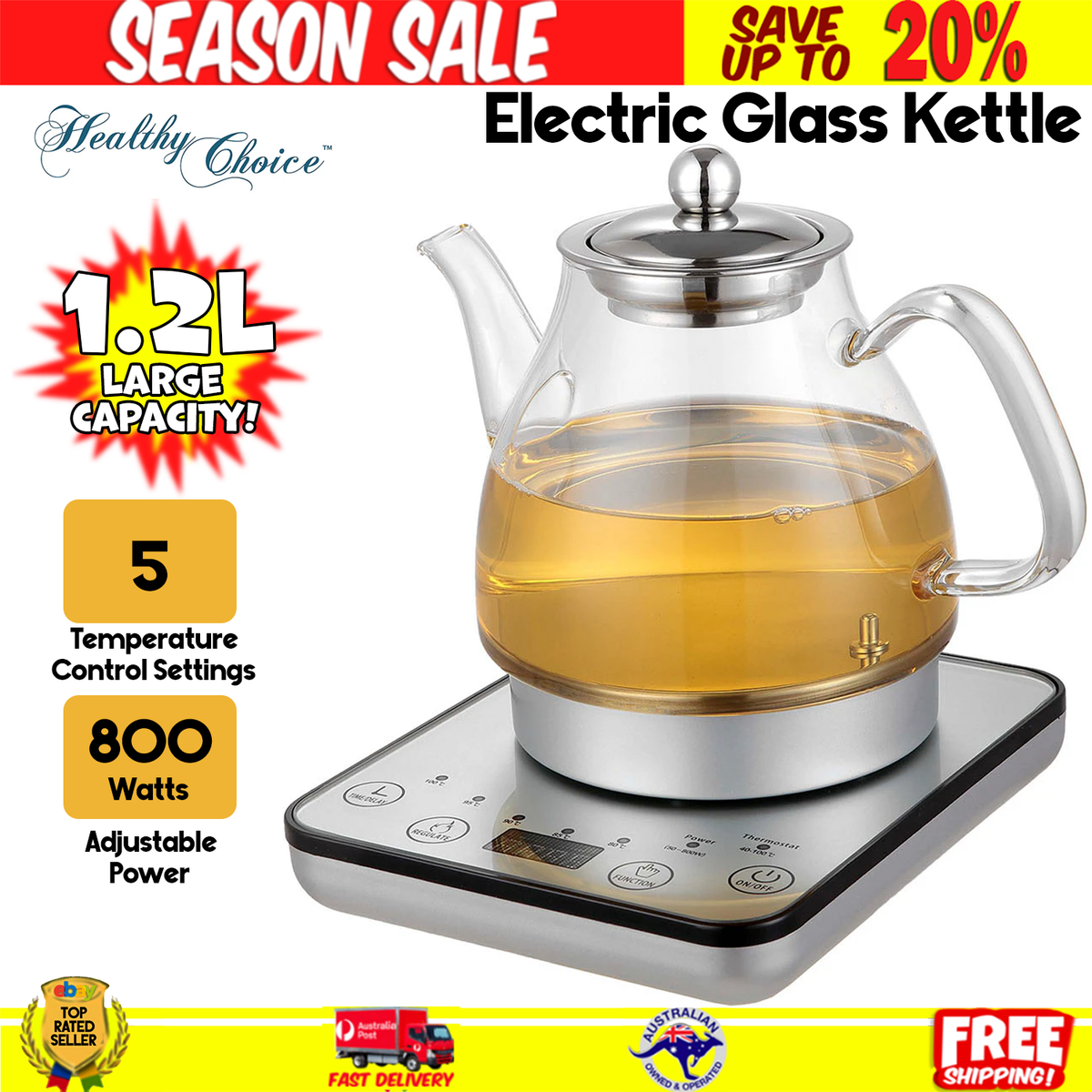Electric Kettle Health Pot Tea Maker Boiling Tea Infuser