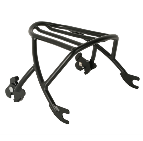 Black Solo Luggage Rack Fit For Harley Sportster XL 2004-22 - Picture 11 of 13