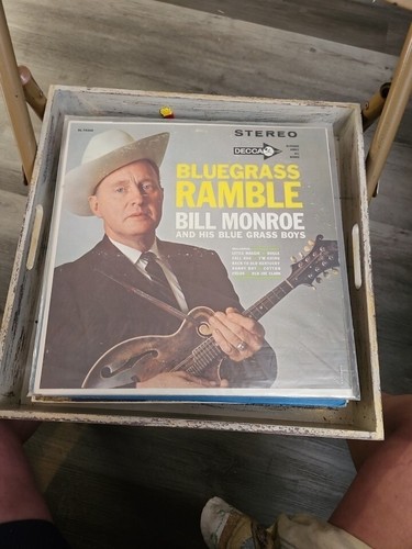 BILL MONROE: bluegrass ramble DECCA 12" LP 33 RPM VG