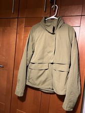 Lululemon Always Effortless Jacket BRZG Sz 12 Brown Green