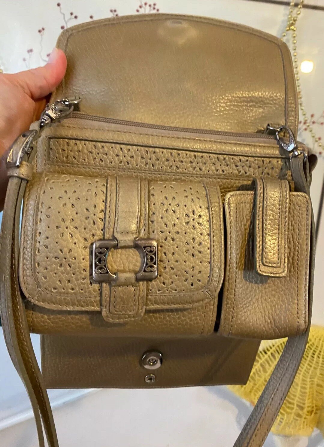 BRIGHTON Desert Palm punched Cell Phone case Organize… Gem