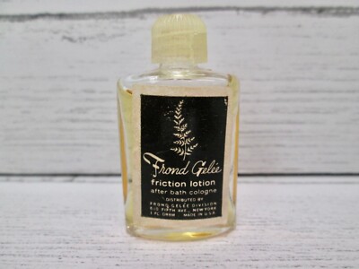 Vintage Frond Gelee Friction Lotion Micro Mini Dab After Bath Cologne 1 Fl Dram