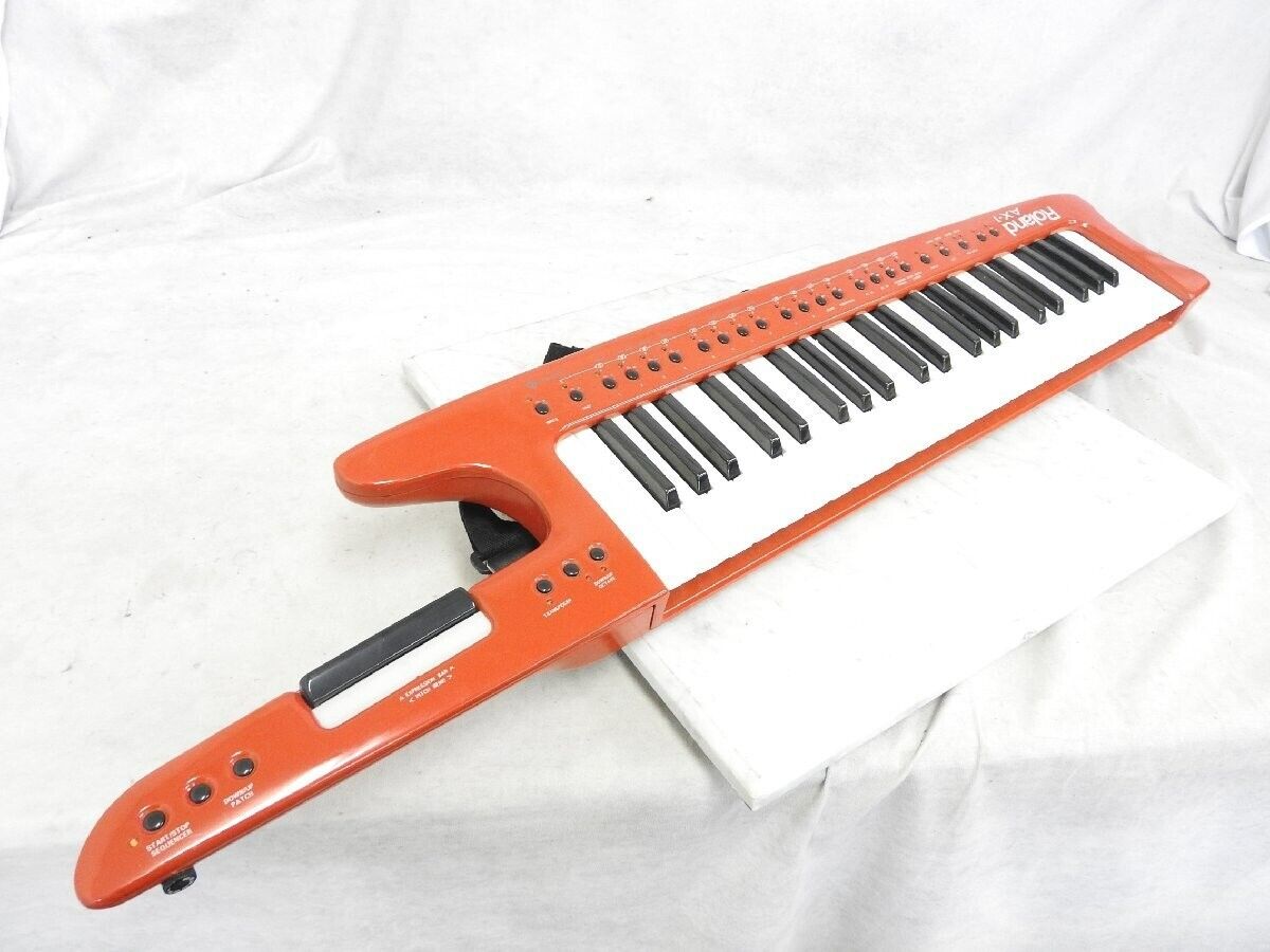 Roland AX-1 red Shoulder Keyboard Controller Keytar RED MIDI Roland AX-1 red Shoulder Keyboard Controller Keytar RED MIDI