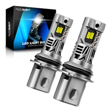 NOVSIGHT 9007 HB5 LED Headlight Super Bright Bulbs Kit HIGH/LOW Beam 6500K White