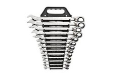 Gearwrench 13 Pc Sae Reversible Ratcheting Wrench Set With Flush Reversing Lever Gearwrench 13 Pc Sae Reversible Ratcheting Wrench Set With Flush Reversing Lever
