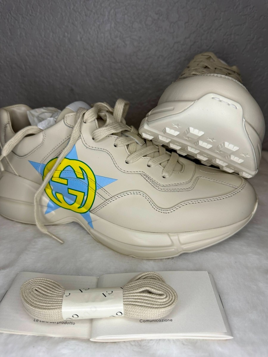 Gucci Rhyton Interlocking G Star, Size 8+, 692935-DRW00-9522