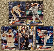 5 Card 2018 Topps Vintage Stock #/99 Lot Bud Norris, Joseph, Happ, Biddle Update