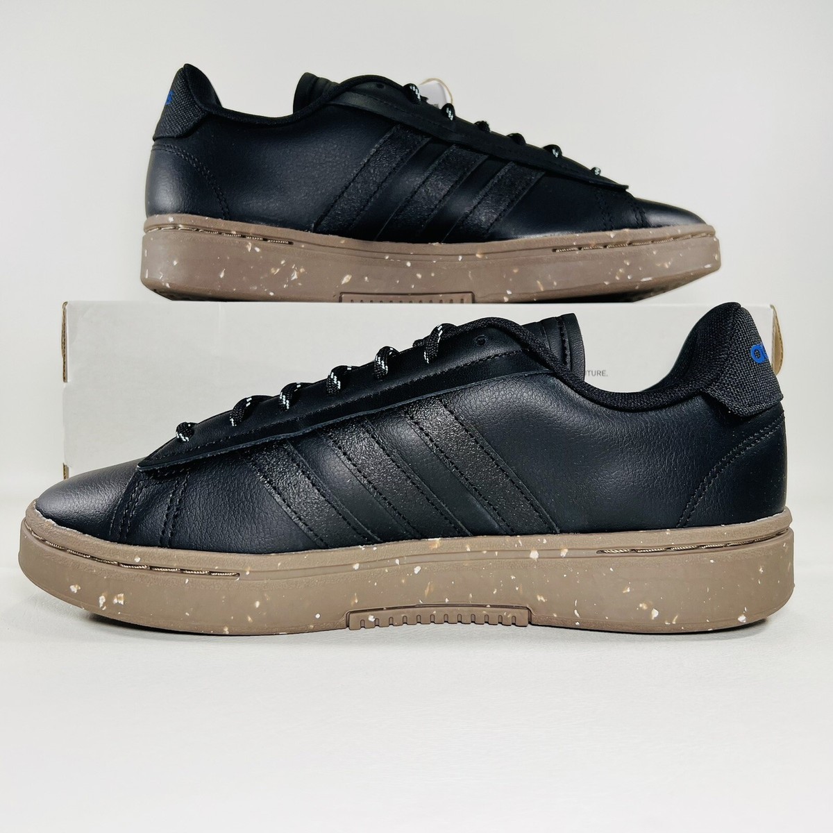 adidas Men's Grand Court Alpha Black Tennis Shoes Training