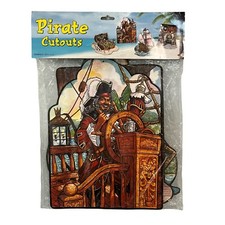 Vintage Pirate Adventures Diecut Cutouts 1996...