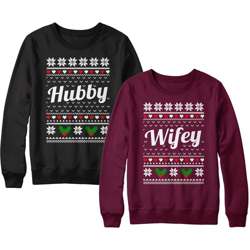 Wifey Christmas Jumpers Sweaters Unisex 