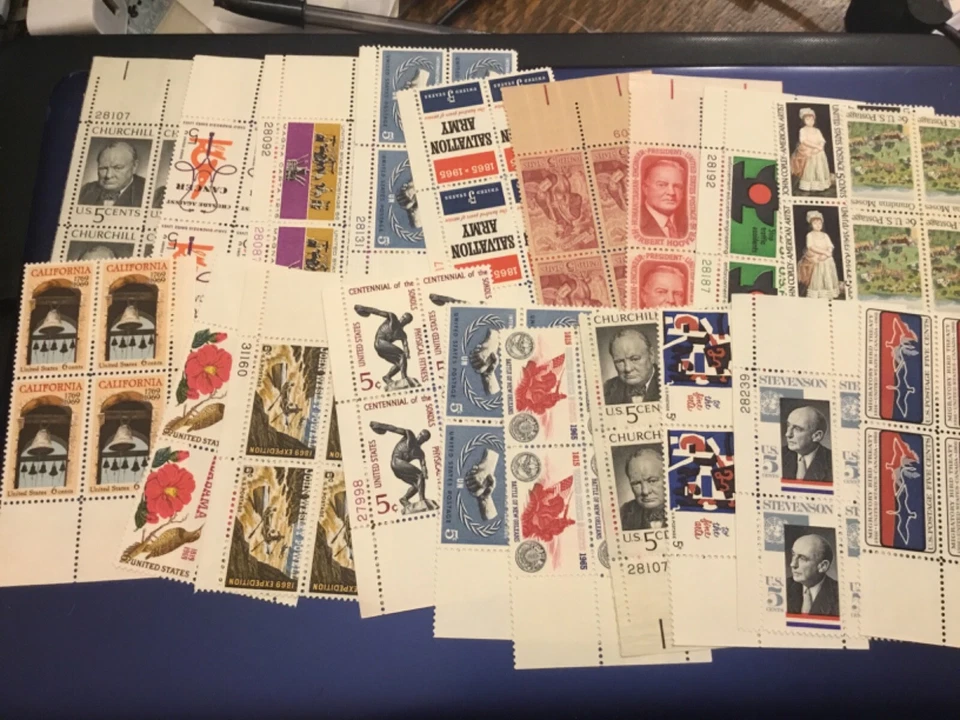 ICOLLECTZONE US Plate Block Lot 42 3 cent to 6 cents VF NH #2 (F800) - Image 2 of 3