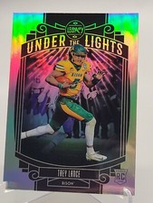 2021 PANINI LEGACY TREY LANCE UNDER THE LIGHTS PRIZM CARD NORTH DAKOTA COWBOYS