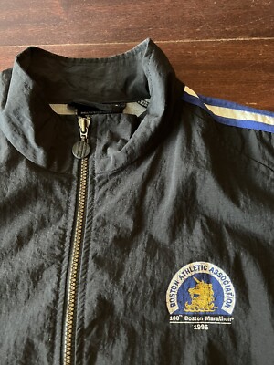 Veste Adidas Marathon De Boston 1996 – édition Anniversaire, Bleue, Homme M