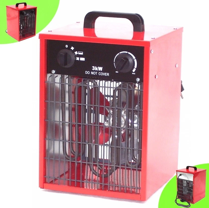 Heizlüfter elektrisch Überlastschutz Heizleistung von 3300 W Bau Heizlüfter elektrisch Überlastschutz Heizleistung von 3300 W Bau
