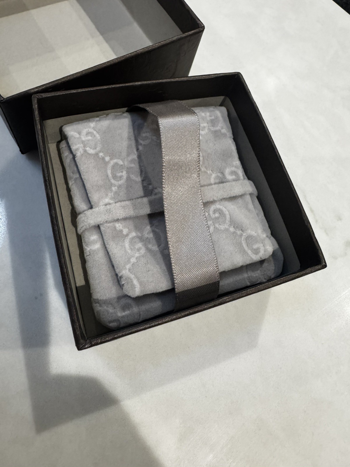 Authentic Gucci Vintage Rectangular Sterling Silv… - image 9