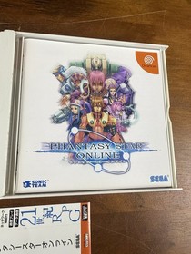 Phantasy Star Online Sega Dreamcast Japan with Sonic Trial Rare Mint Disc CIB
