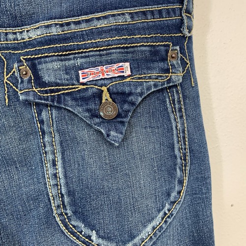 Hudson Denim Short Woman 29 Blue Low Rise Bermuda Cuffed Retro Flap Pockets 13" - Picture 2 of 11