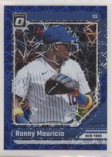 2024 Panini Donruss Optic Blue Velocity Prizm Ronny Mauricio #89 0wp8