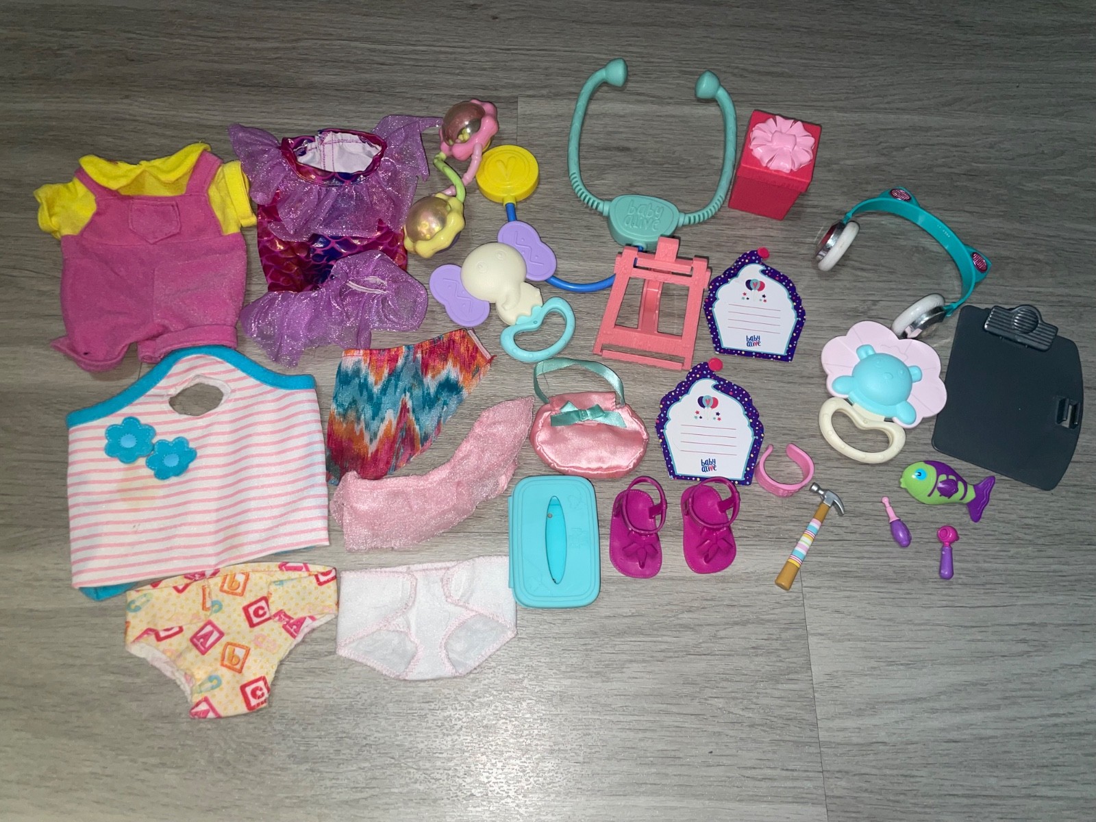 Mixed brand and Hasbro Baby Alive Clothing and Accessories L
