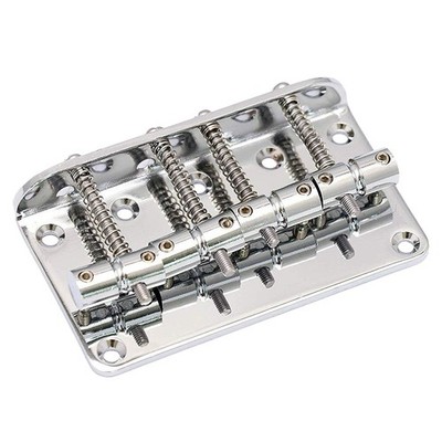 1X(Hard Tail feste Gitarrenbrücke kompatibel mit 4 Saiten Jazz oder 3210